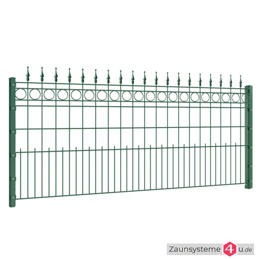 Ziergitterzaun SATURN 2418mm Breite grün oder anthrazitgrau in verschiedenen Höhen