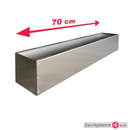 Blumenkasten 70 cm Edelstahl in verschiedenen Ausführungen