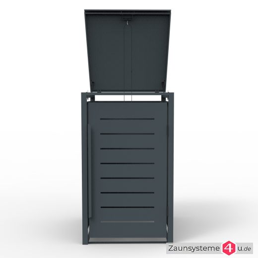 Mülltonnenbox Stahl pulverbeschichtet für 1-4 Tonnen à 240L