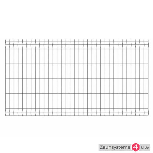 3D Einstabmatte 4-4 verzinkt + pulverbeschichtet anthrazitgrau in verschiedenen Zaunhöhen