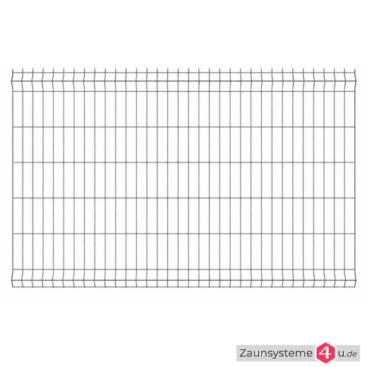 3D Einstabmatte 4-4 verzinkt + pulverbeschichtet anthrazitgrau in verschiedenen Zaunhöhen