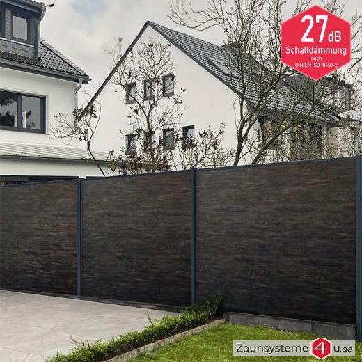 Lärmschutzwand / Schallschutzwand 2,2 m Höhe in verschiedenen Farben und Längen