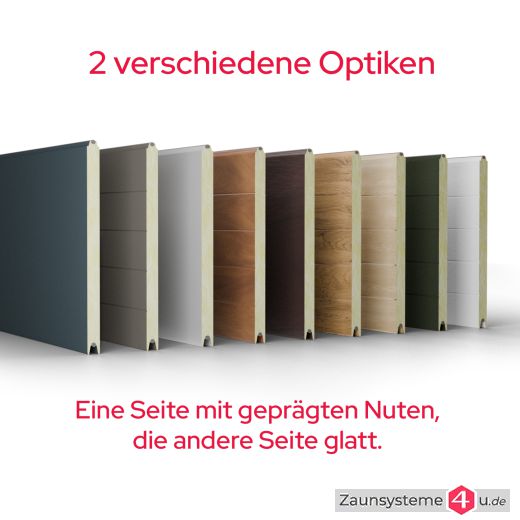 Lärmschutzwand / Schallschutzwand 2,2 m Höhe in verschiedenen Farben und Längen