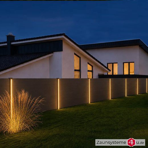 Lichtleiste für Kombipfosten 3x50x2500 mm