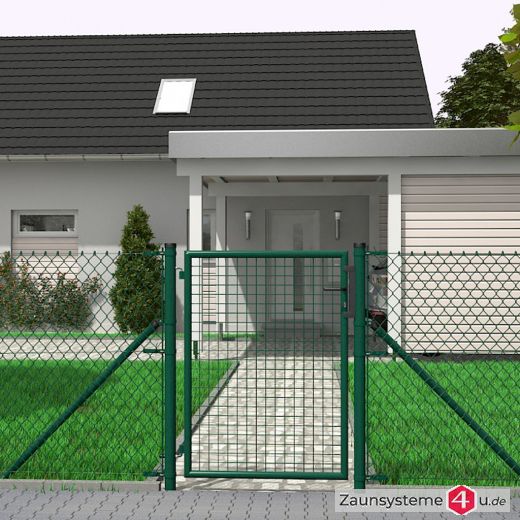 Gartentor grün 100cm Breite