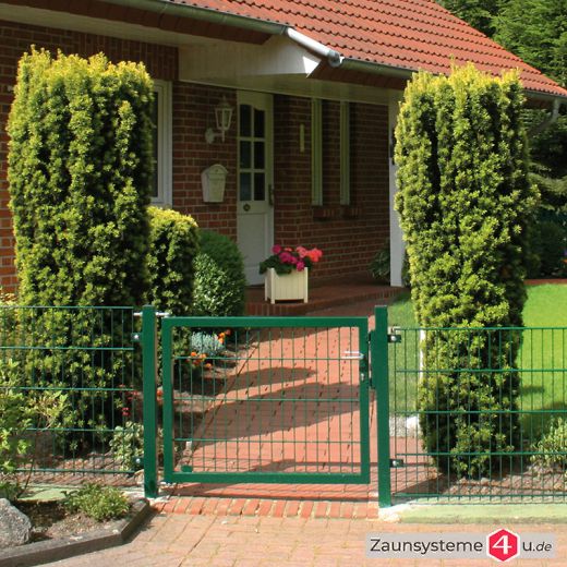 Home Doppelstab-Zaunmatte 8-6-8 verzinkt + pulverbeschichtet grün