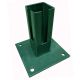 Standfuß 150 x 150 x 8 mm für Eckpfosten 60x60 mm in verschiedenen Farben