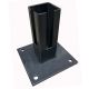Standfuß 150 x 150 x 8 mm für Eckpfosten 60x60 mm in verschiedenen Farben
