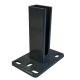 Standfuss 150 x 100 x 8 mm für Zaunpfähle 60x40 mm in verschiedenen Farben