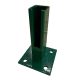 Standfuß 100 x 100 x 6 mm für Zaunpfähle 40x40 mm in verschiedenen Farben