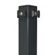 DS-Eckpfahl 50x50 mm verzinkt + pulverbeschichtet anthrazit