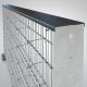 Abdeckblech für Gabione Solido 2520 x 203 mm, inkl. Schrauben