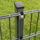 DS-Zaunpfahl 60x40 mm Klemmhalter verzinkt + anthrazit