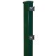 DS-Zaunpfahl 60x40 mm Klemmhalter verzinkt + grün