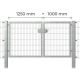 Profitor Doppeltor 1000 + 1250 mm lichte Breite feuerverzinkt