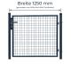 Gartentor anthrazitgrau 125cm Breite