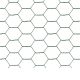 6-eck Geflecht 25 x 1,0 mm verzinkt + grün in verschiedenen Höhen und Längen