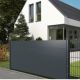 Paneelzaun Element Glattblech anthrazit 1350 mm Breite in verschiedenen Höhen
