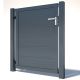 Paneeltür Glattblech anthrazit 1000 mm Breite in verschiedenen Höhen