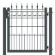 Ziergitterzauntor SATURN 1000 mm Breite grün oder anthrazitgrau in verschiedenen Höhen