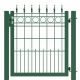 Ziergitterzauntor SATURN 1000 mm Breite grün oder anthrazitgrau in verschiedenen Höhen