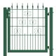 Ziergitterzauntor VENUS 1000 mm Breite grün oder anthrazitgrau in verschiedenen Höhen