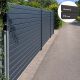 PARALLELO Aluminium-Sichtschutzzaun 1950mm Höhe, 15mm Profilabstand in verschiedenen Farben und Längen