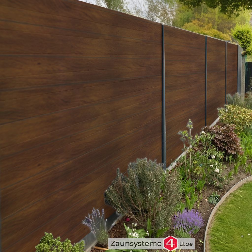 Lärmschutzwand / Schallschutzwand 2,0 m Höhe in versch.