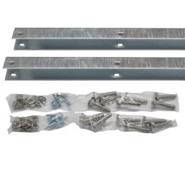 DS Zaunanschluss-Set U-Profil feuerverzinkt für verschiedene Zaunhöhen