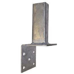 Standfuss-Winkel 100 x 100 mm für Zaunpfähle 60X40 mm in verschiedenen Farben