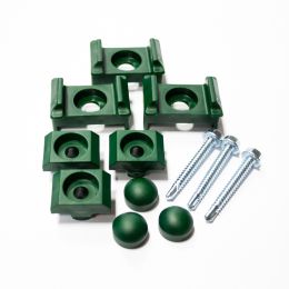 3er-Set Halter für DS-Zaunpfahl K in verschiedenen Ausführungen