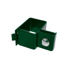 Metallschelle für Zaunpfosten 60X40 mm verzinkt + grün in verschiedenen Ausführungen