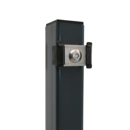 DS-Zaunpfahl 40x40 mm verzinkt + pulverbeschichtet anthrazit