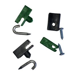 Spanndrahthalter in verschiedenen Ausführungen, Beutel à 3 Stück