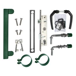 Torzubehör Komplett-Set für einflügelige Gartentore