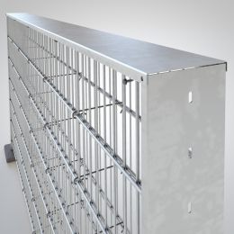 Abdeckblech für Gabione Solido 2520 x 203 mm, inkl. Schrauben