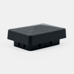 Pfostenkappe Kunststoff mit spitzem Flachdach für Zaunpfähle 60x40mm in verschiedenen Ausführungen