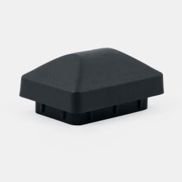 Pfostenkappe Kunststoff mit gewölbtem Dach für Zaunpfähle 60x40mm in verschiedenen Ausführungen
