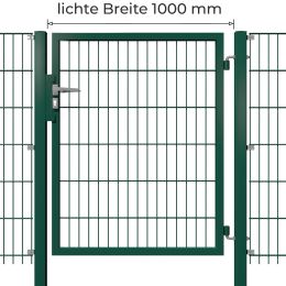 Kombitor 1000 mm verzinkt + pulverbeschichtet grün
