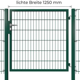 Kombitor 1250 mm verzinkt + pulverbeschichtet grün