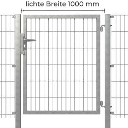 Kombitor 1000 mm im Tauchbad feuerverzinkt