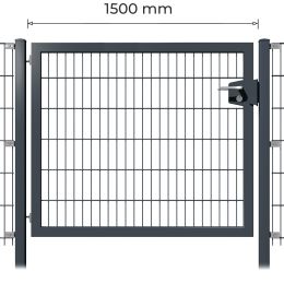 Profitor 1500 mm lichte Breite verzinkt + pulverbeschichtet anthrazit