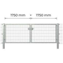Profitor Doppeltor 1750 + 1750 mm lichte Breite feuerverzinkt