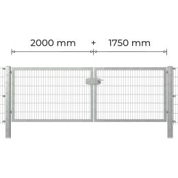 Profitor Doppeltor 1750 + 2000 mm lichte Breite feuerverzinkt