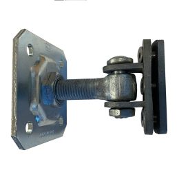 Stabile Mauerplatte inkl. Torband zur Befestigung von Profitoren an Mauerwerk