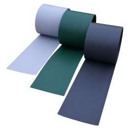 10 Stück Premium-Sichtschutzsteifen PP 190 x 1,1/1,5 x 2535 mm Rillung 3 mm in verschiedenen Farben