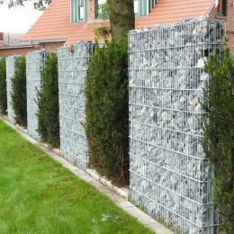 Zaungabione 1000 mm Breite x 250 mm Tiefe feuerverzinkt verschiedenen Höhen