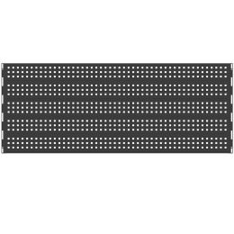 Paneelzaun Element Lochblech anthrazit 2510 mm Breite in verschiedenen Höhen