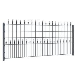 Ziergitterzaun NEPTUN 2418mm Breite grün oder anthrazitgrau in verschiedenen Höhen