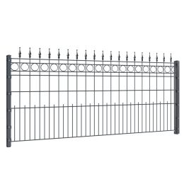 Ziergitterzaun SATURN 2418mm Breite grün oder anthrazitgrau in verschiedenen Höhen